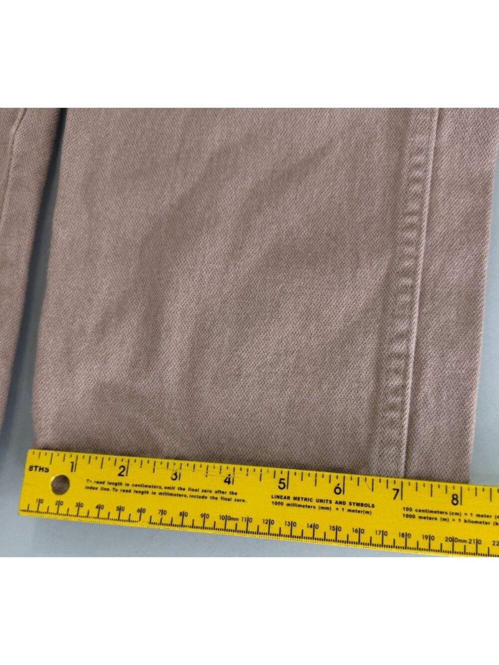 Wrangler Cowboy Cut Jeans Mens 35X36 Actual 33X36 Beige Regular Fit 1013MWZTN - Picture 9 of 11